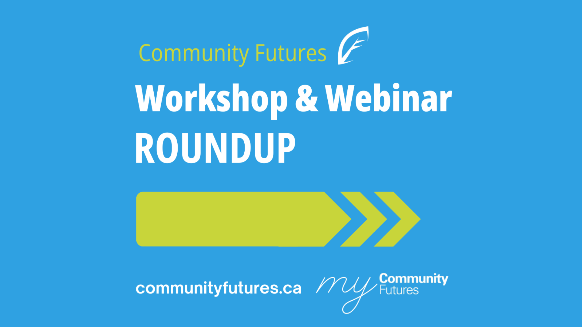 Free Self Employment Training from myCommunityFutures